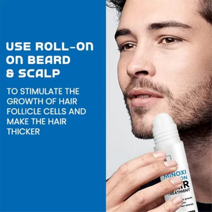 Minoxi Roll-On Hair Treatment Hair Growth Serum For Women & Men (🔥 Buy 1 Get 1 Free 🔥)