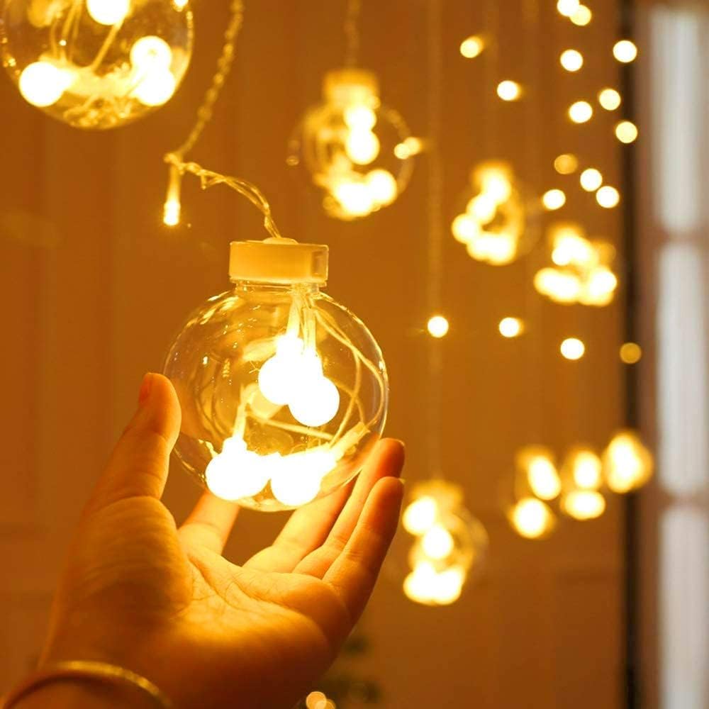 12 Wishing Ball LED Curtain String Lights (✨✨ 50% OFF )