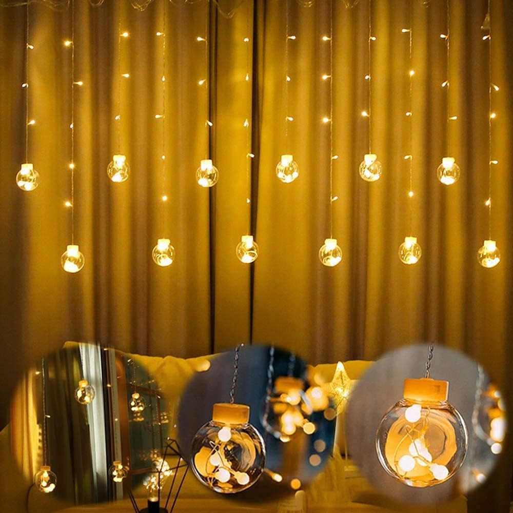 12 Wishing Ball LED Curtain String Lights (✨✨ 50% OFF )