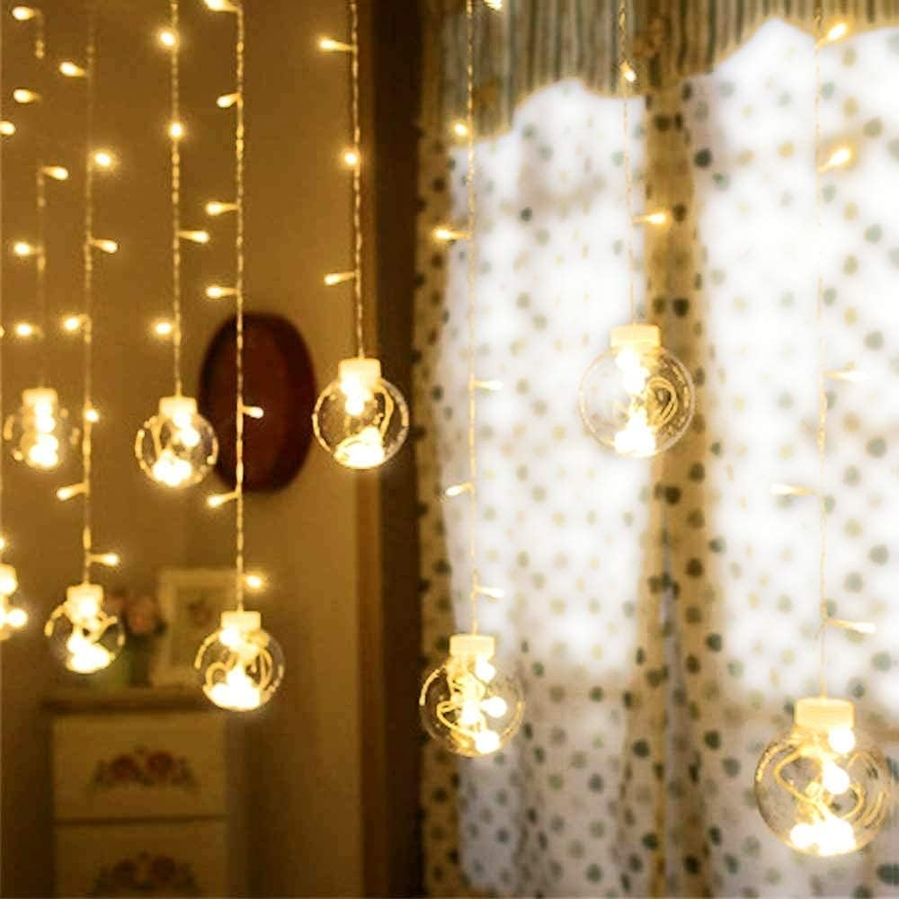 12 Wishing Ball LED Curtain String Lights (✨✨ 50% OFF )