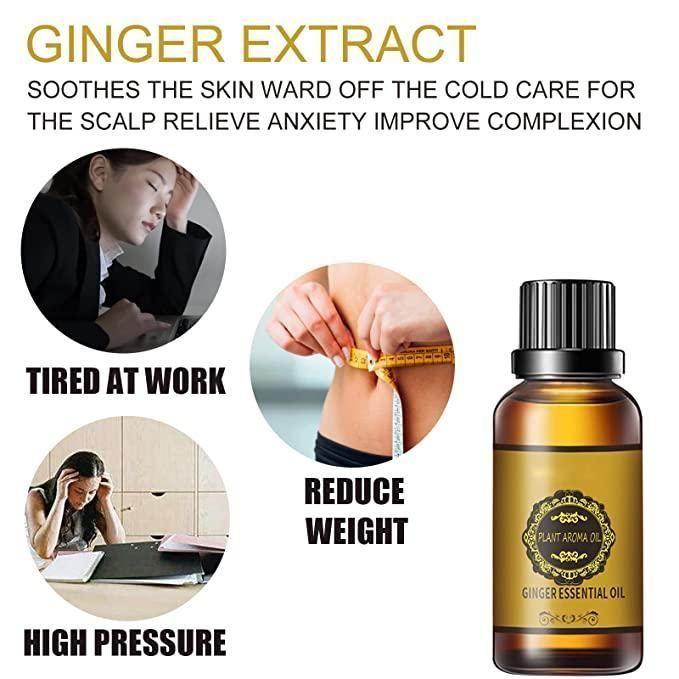 Belly Drainage Ginger Oil  (30ML) (😍BUY 1 GET 1 FREE😍)