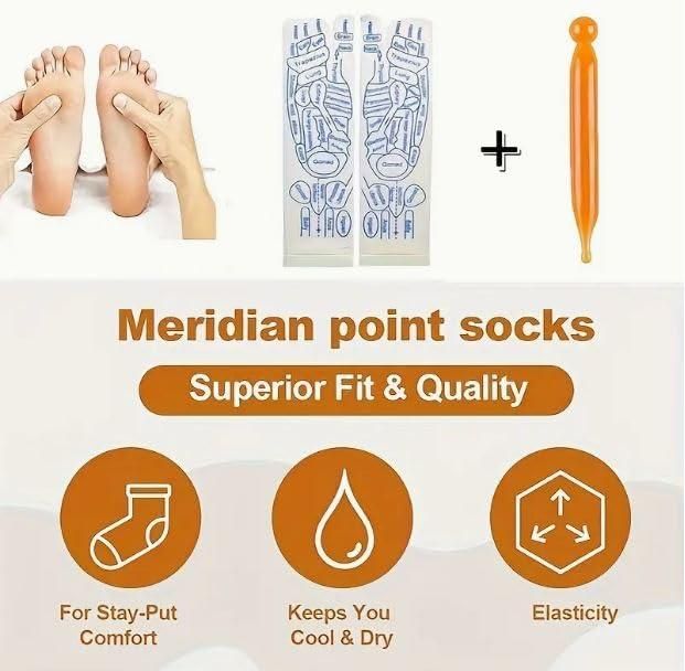 Acupressure Reflexology Socks (Buy 1 get 1 free) (5/5 ⭐⭐⭐⭐⭐ 90,022 Reviews)