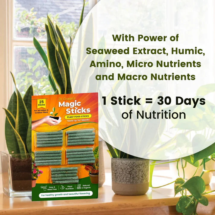 Plant Grow Fertilizer Sticks For Plants - 25 Stick