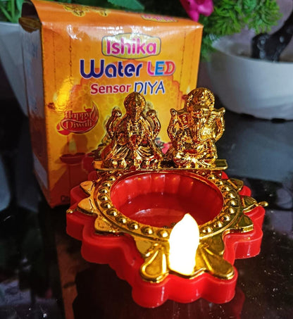 Lakshmi Ganesh Water Sensor Diya