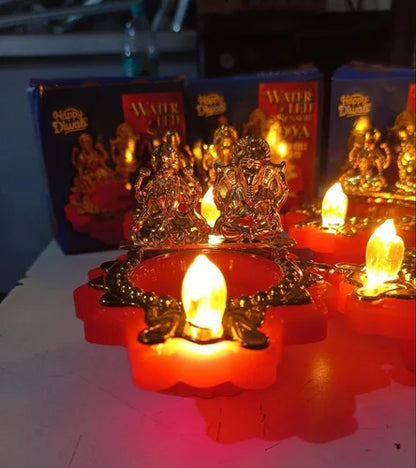 Lakshmi Ganesh Water Sensor Diya