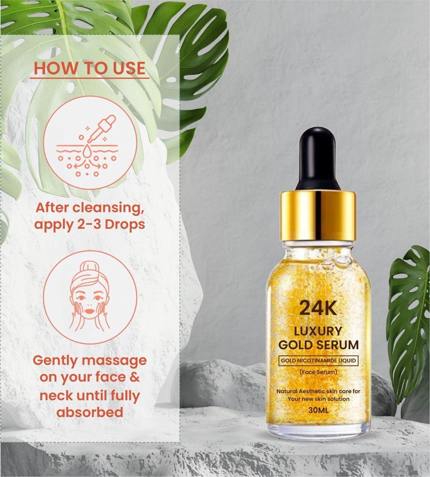 24K GOLD FACE SERUM (BUY 1 GET 1 FREE)